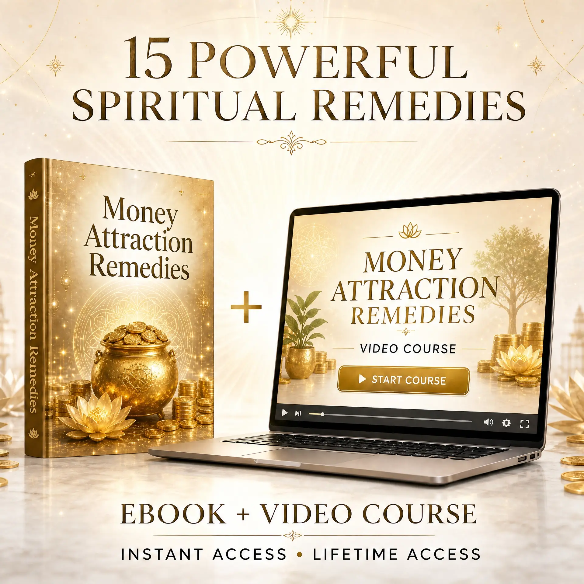 Money Attraction Remedies ebook cover